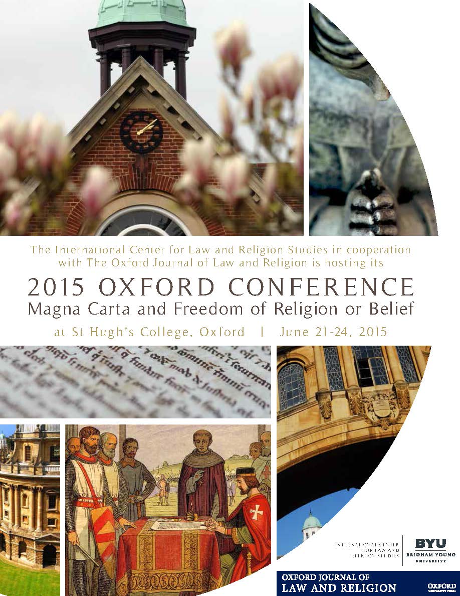 Image for The 2015 Oxford Conference: Magna Carta and Freedom of Religion or Belief