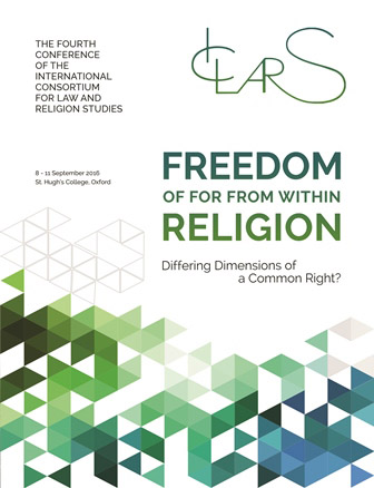 Image for ICLARS IV: 'Freedom of/for/from/within Religion: Differing Dimensions of a Common Right?'